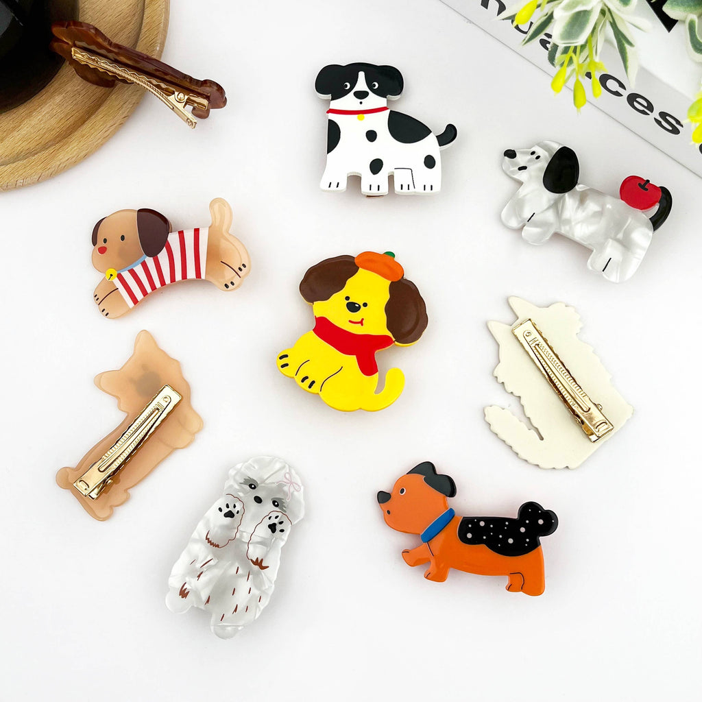 Puppy Hair Clip, Cute Dog Animal Hair Barrette