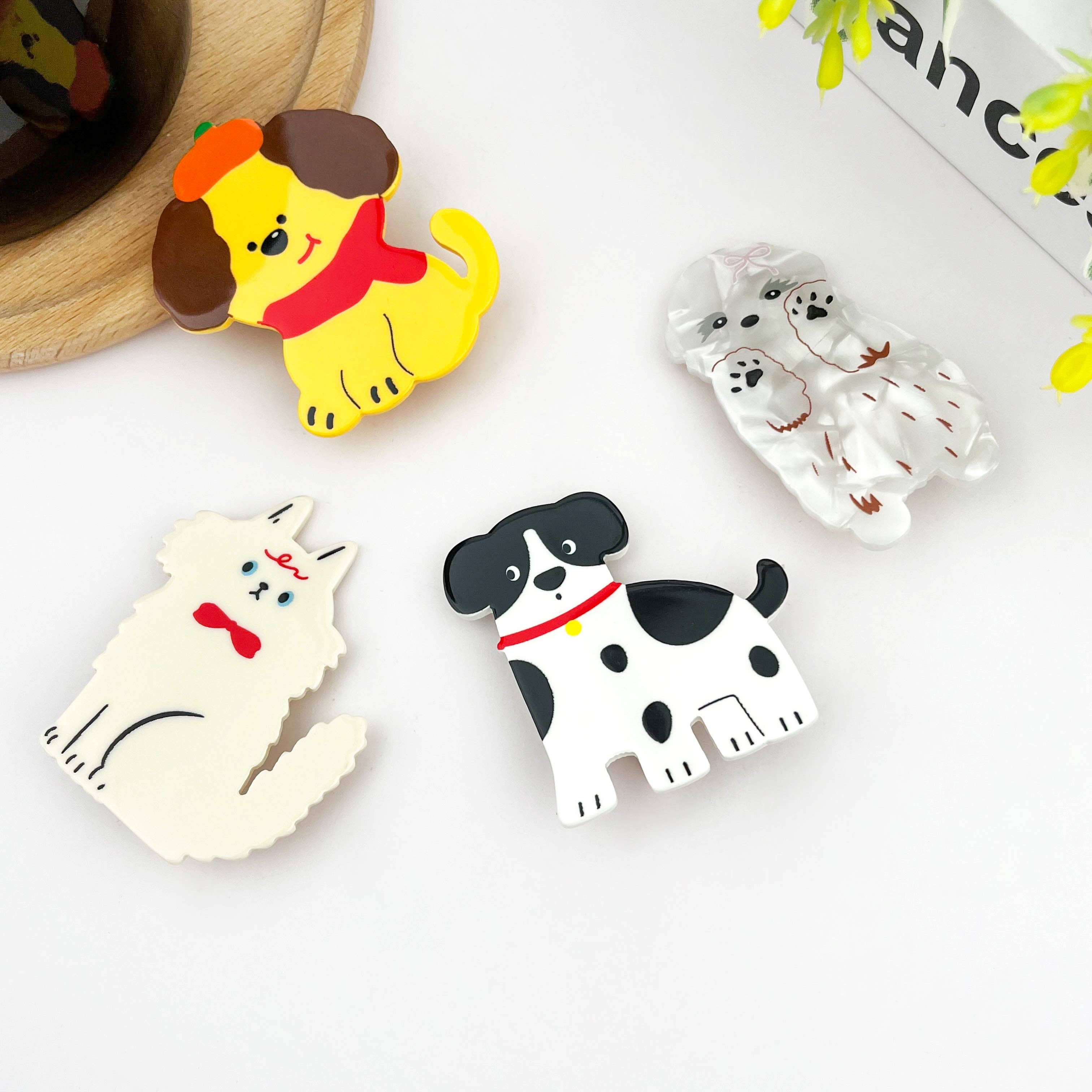 Puppy Hair Clip, Cute Dog Animal Hair Barrette