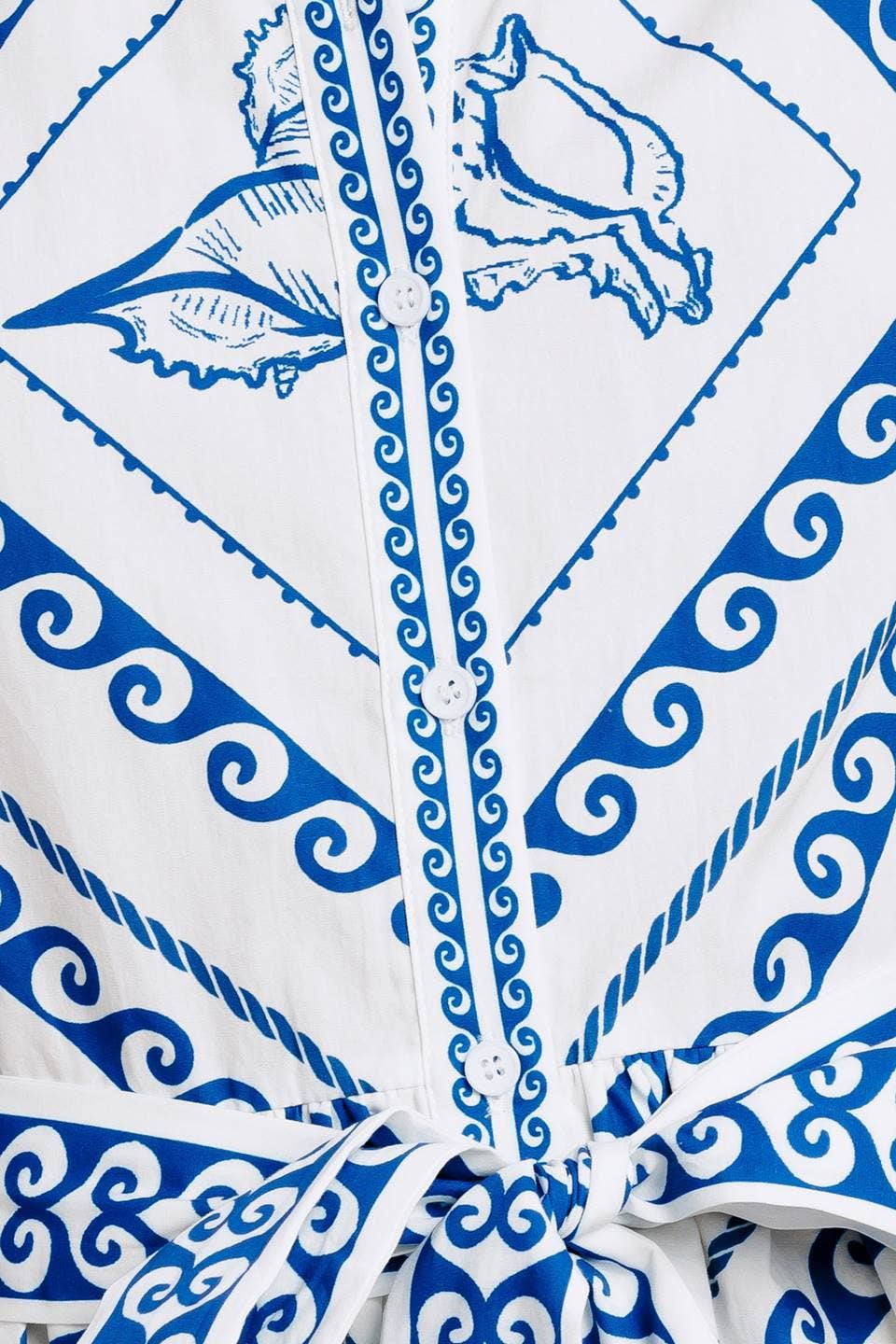 A printed woven mini dress - ID23236