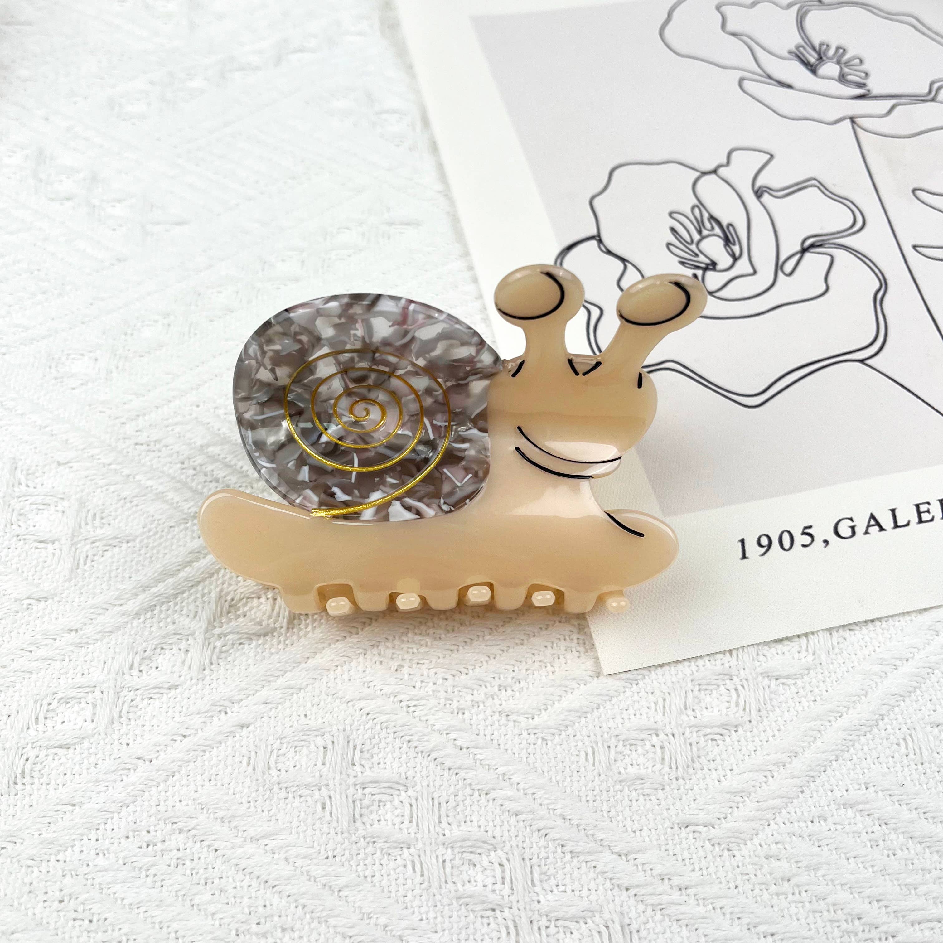 Cute Snail Hair Clip Animal Claw Clip