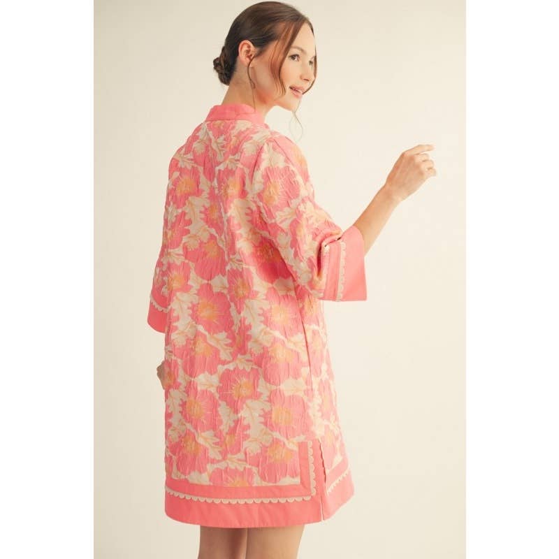 NEW Floral Jacquard Dress
