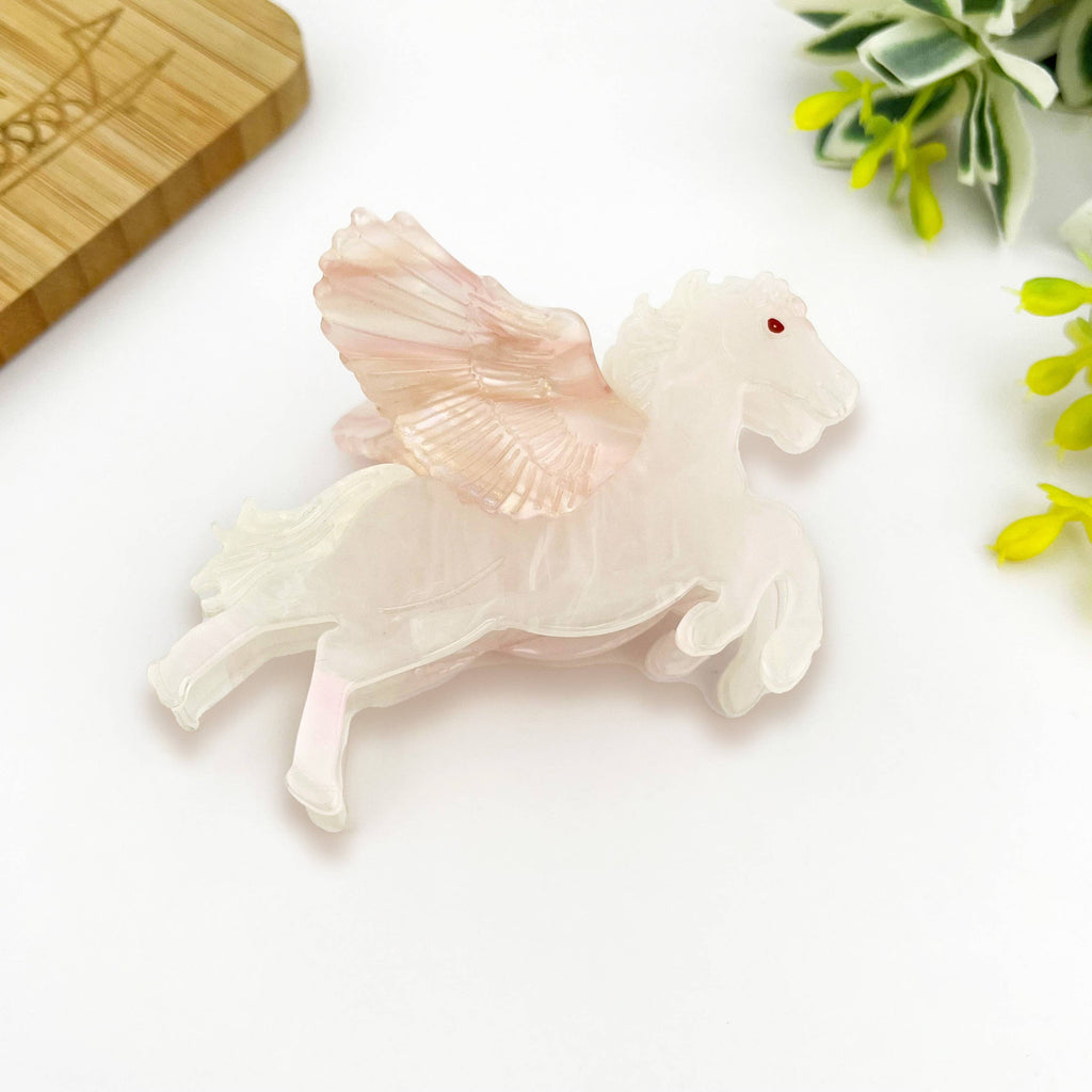 Creative Pegasus Hair Claw Clip, Acetate Animal Hair Clip