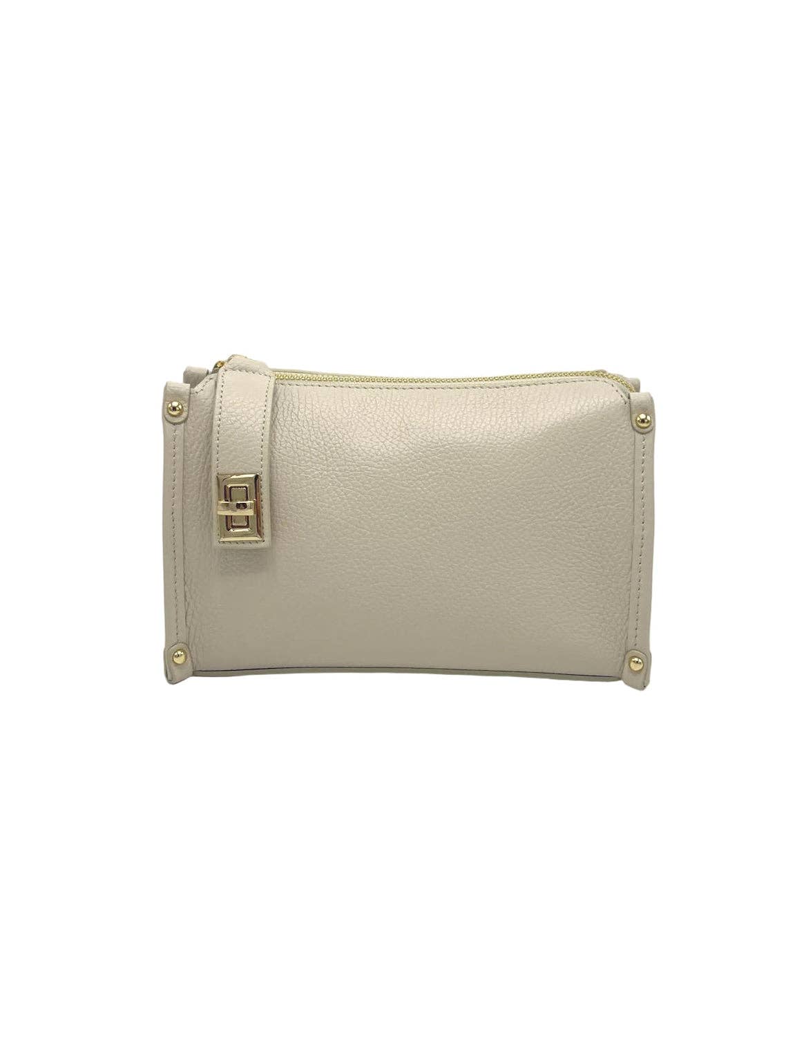 Genuine Leather Boxy Crossbody Bag, Made in Italy, art. 112759