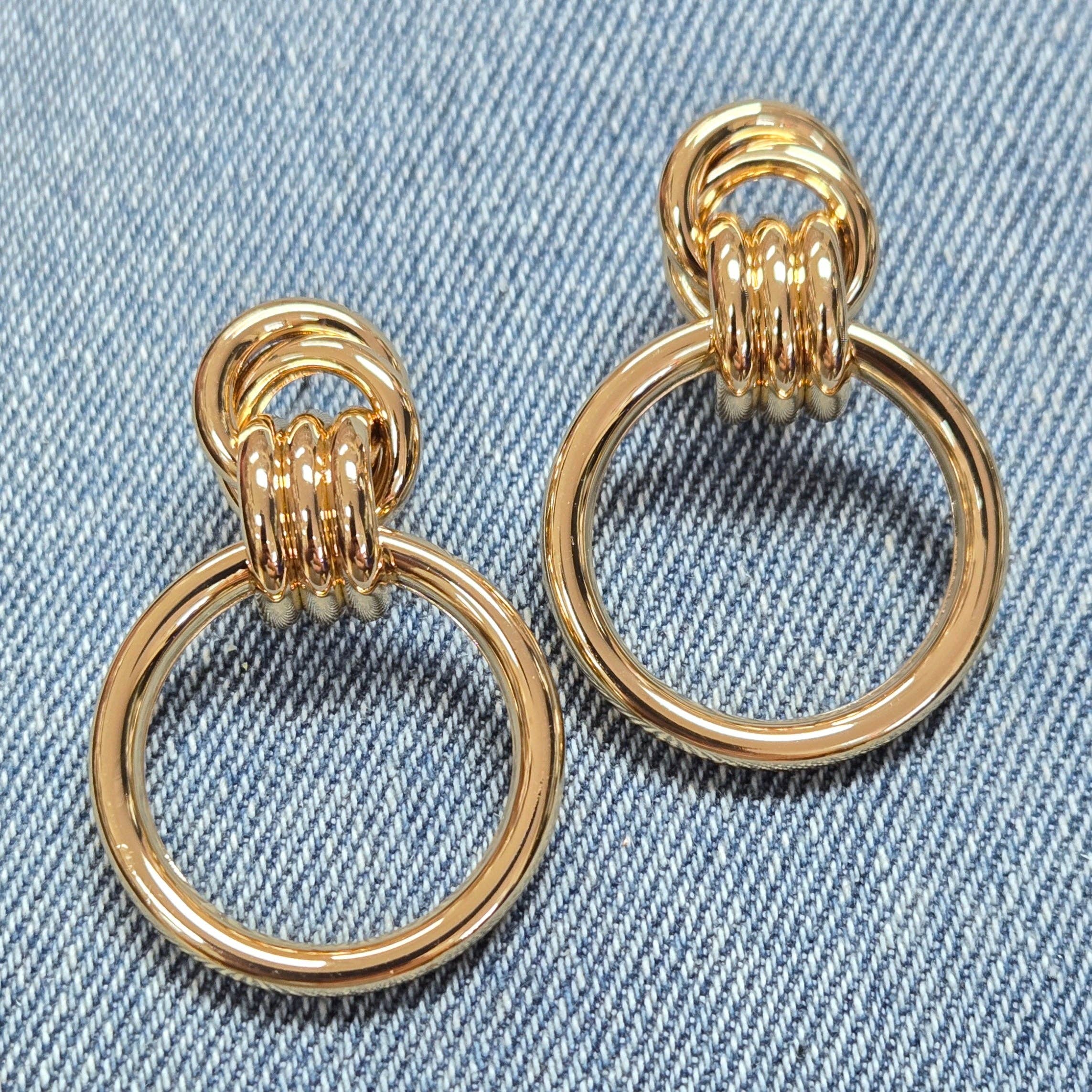 E1342 28581 Drop Post Earrings