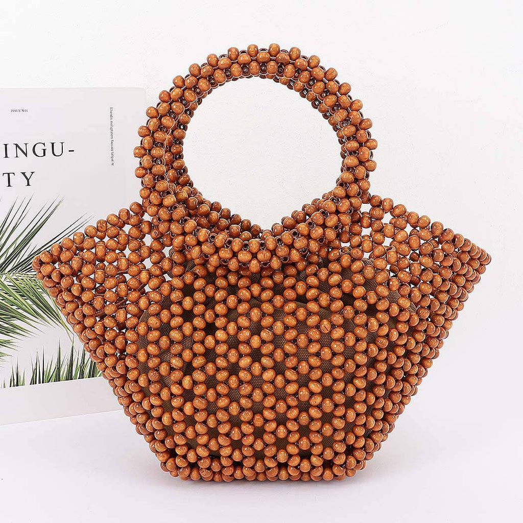 Handmade Wood Tote Bag