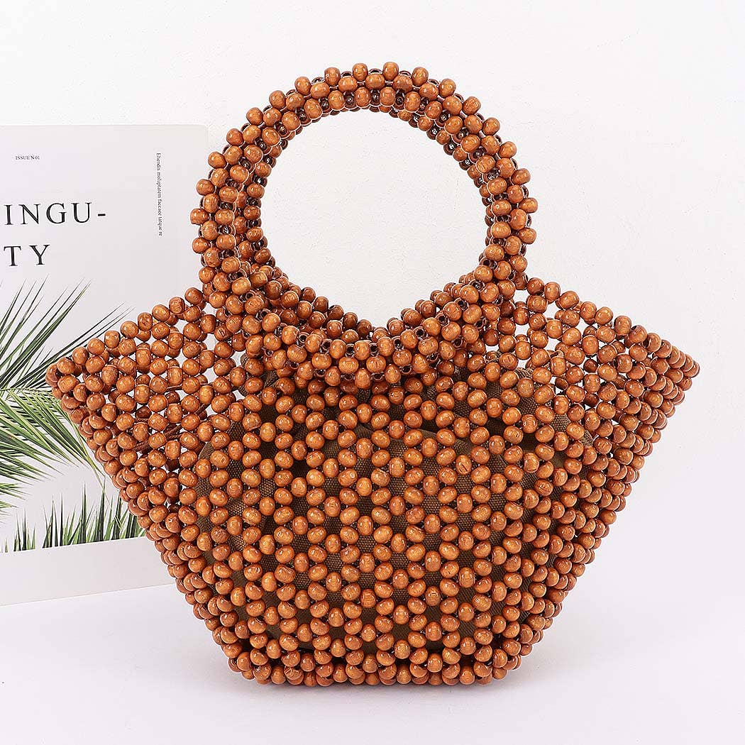 Handmade Wood Tote Bag
