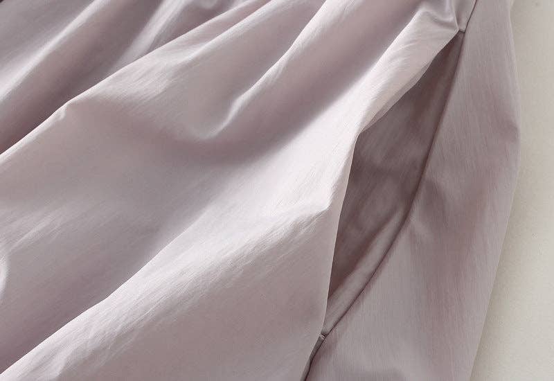 High Waist Paperbag Lantern Skirt – Women's Midi Skirt