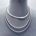 N0012 | Sleek Duo Chain Necklace | 25N1044