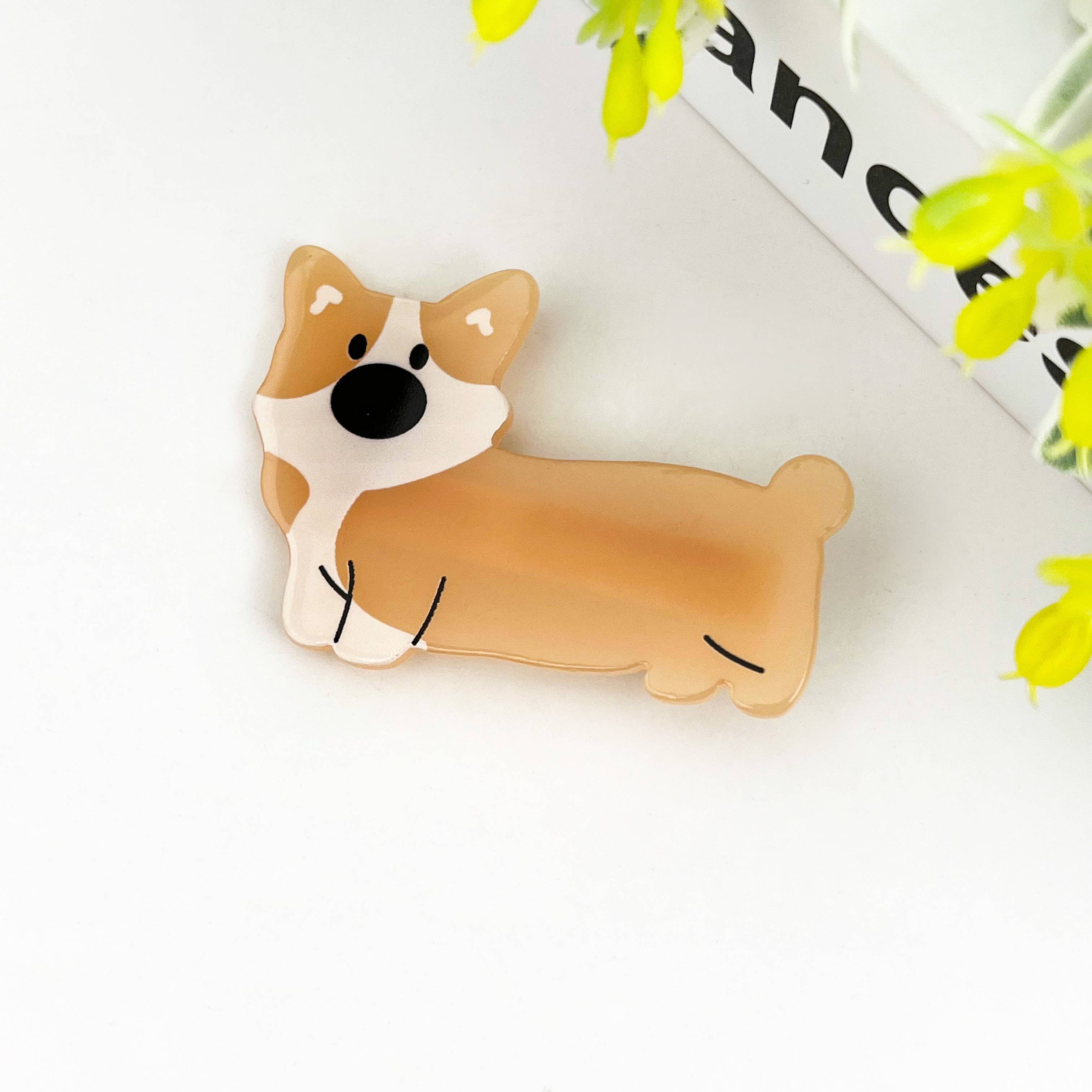 Puppy Hair Clip, Cute Dog Animal Hair Barrette