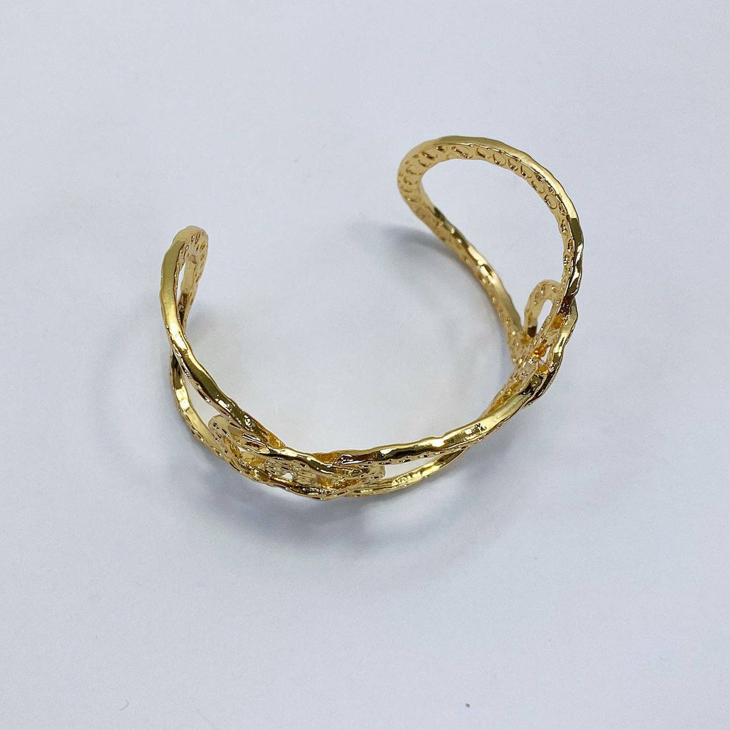 B0184 IB2202 Metal Cuff Bracelet