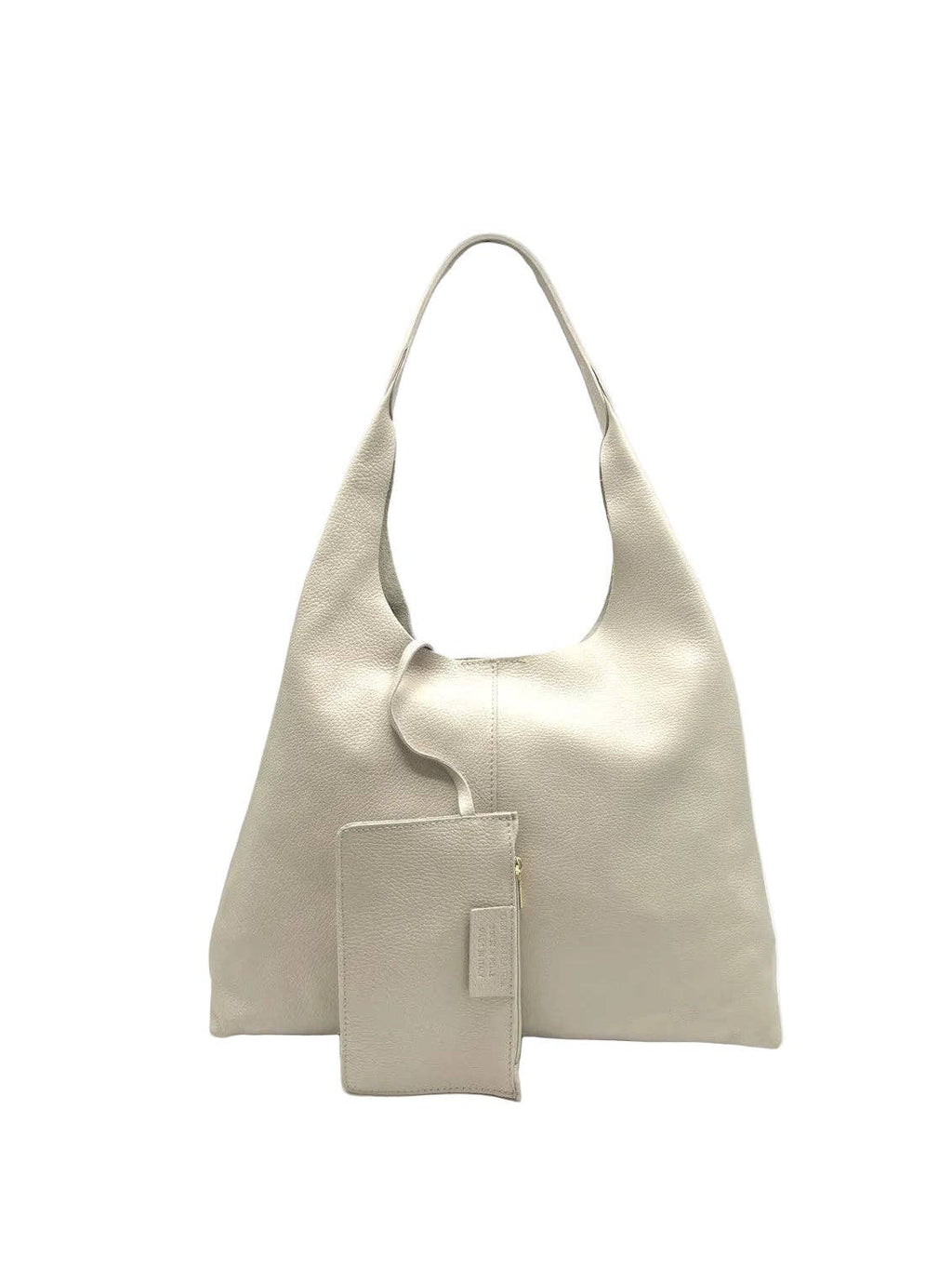 Women's Genuine Leather Hobo Bag, Made in Italy, art. 112710