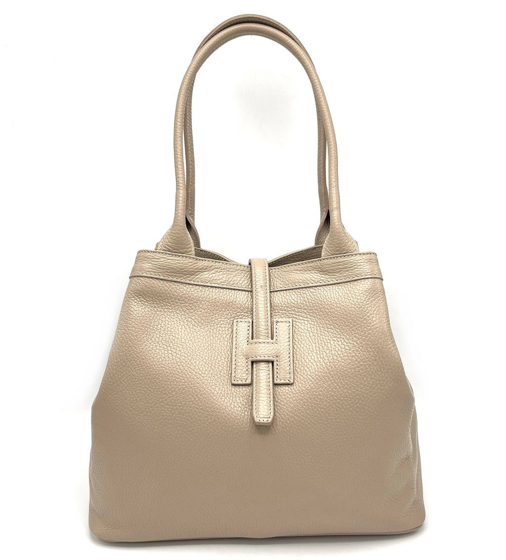 Genuine leather bag, big size, Made in Italy, art. 112477