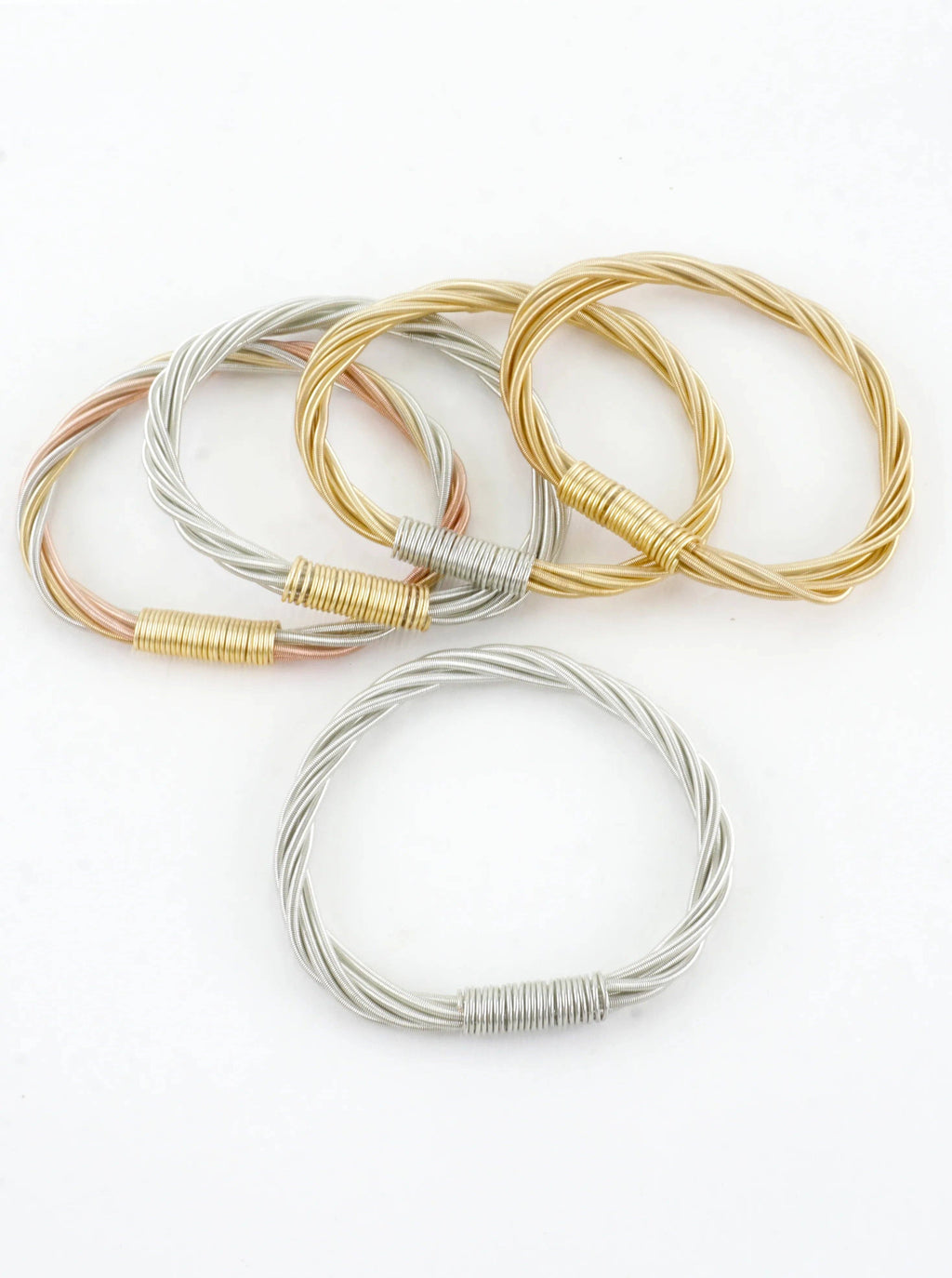 Wired Stretch Piano Wire Bracelet