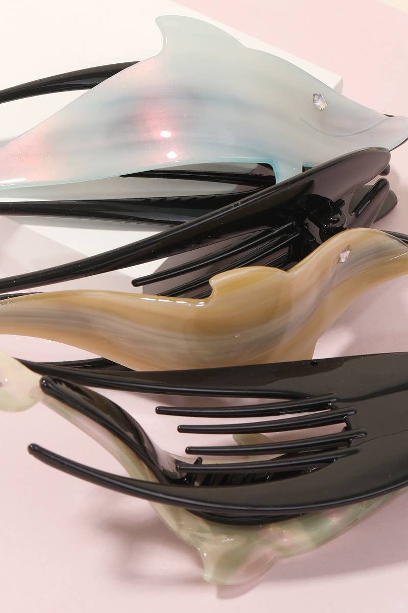 Dolphin Jaw Hair Clip Set