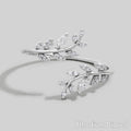Jeweled Cz Vine Wrap Ring