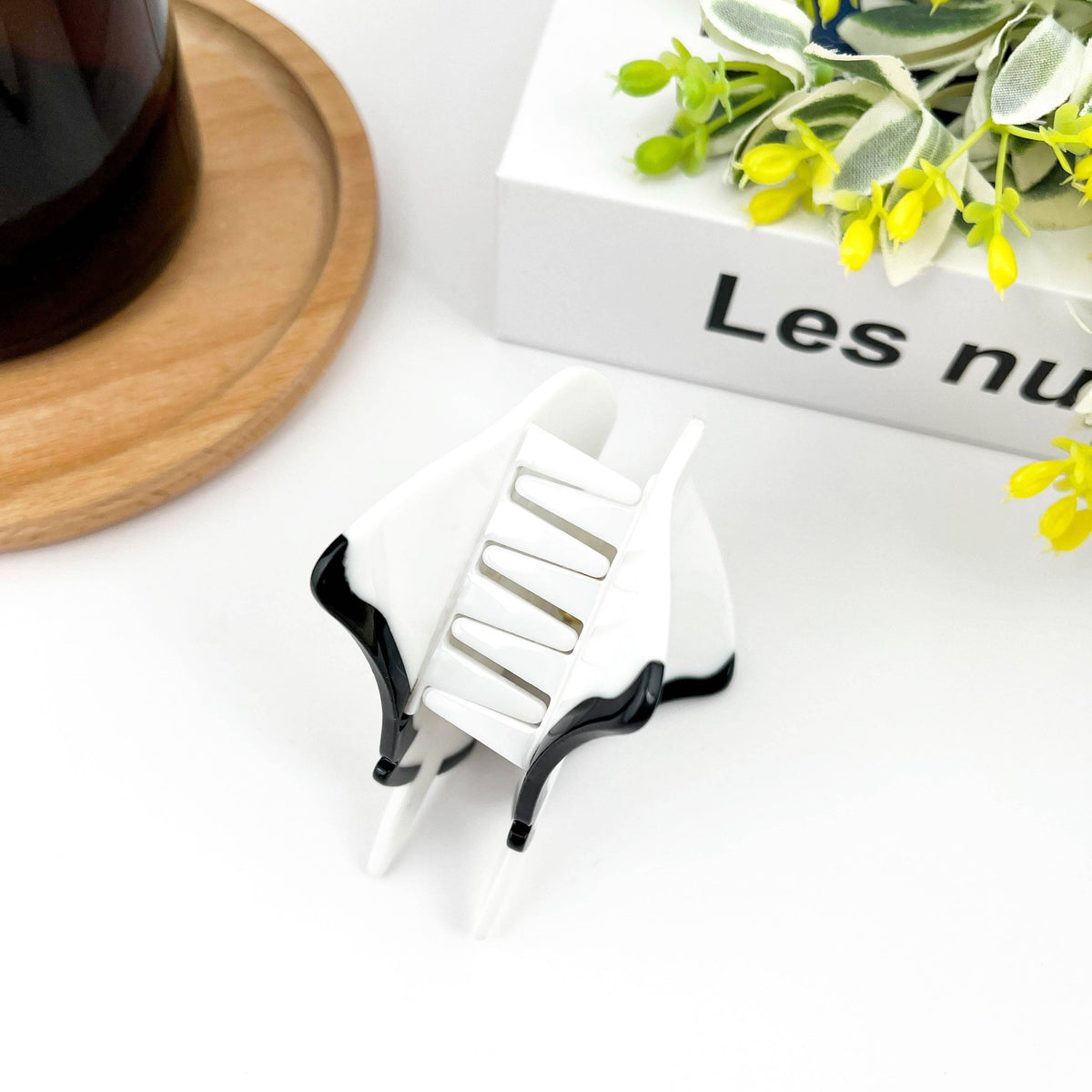 Manta Ray Hair Clip, Acetate Claw Clip