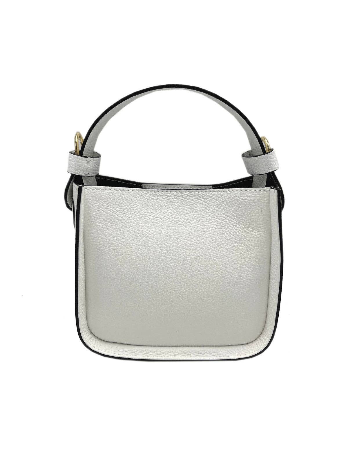 Genuine leather handbag, Made in Italy, art. 112303