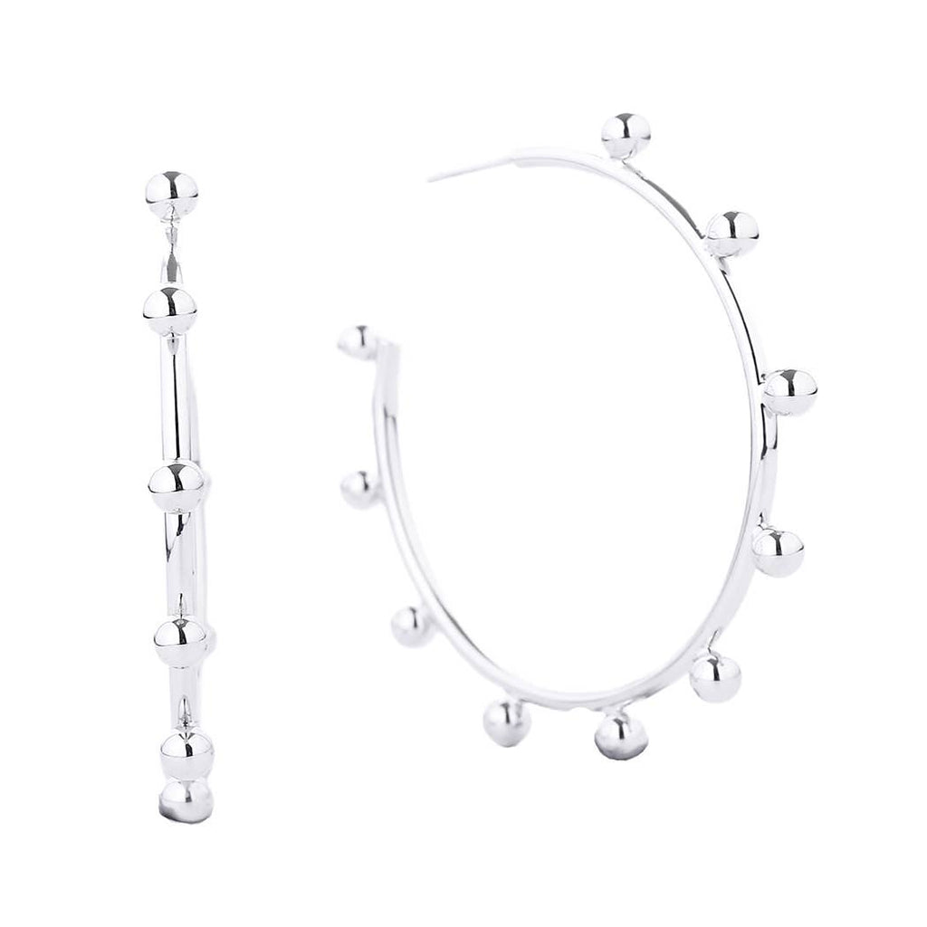 14K Gold-Dipped Studded Post Earring