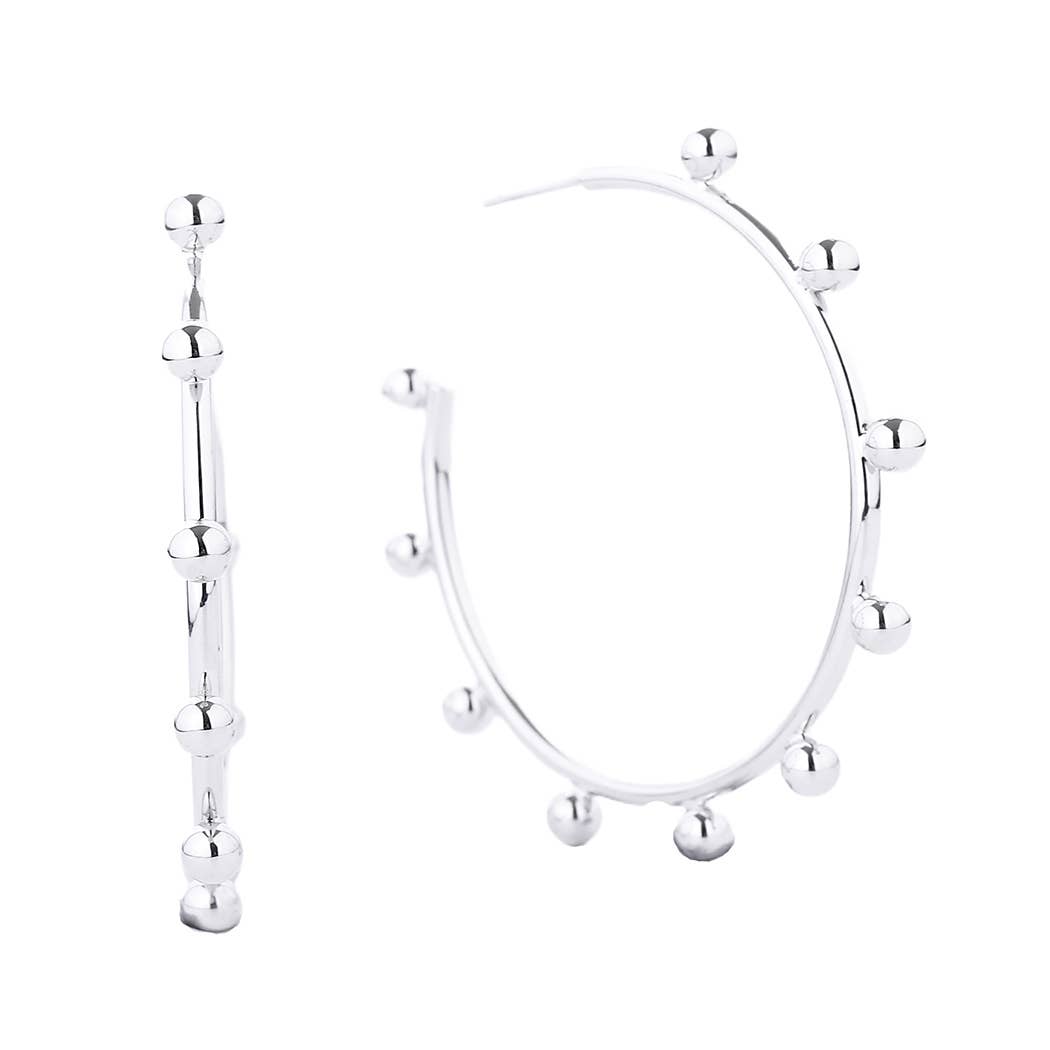 14K Gold-Dipped Studded Post Earring
