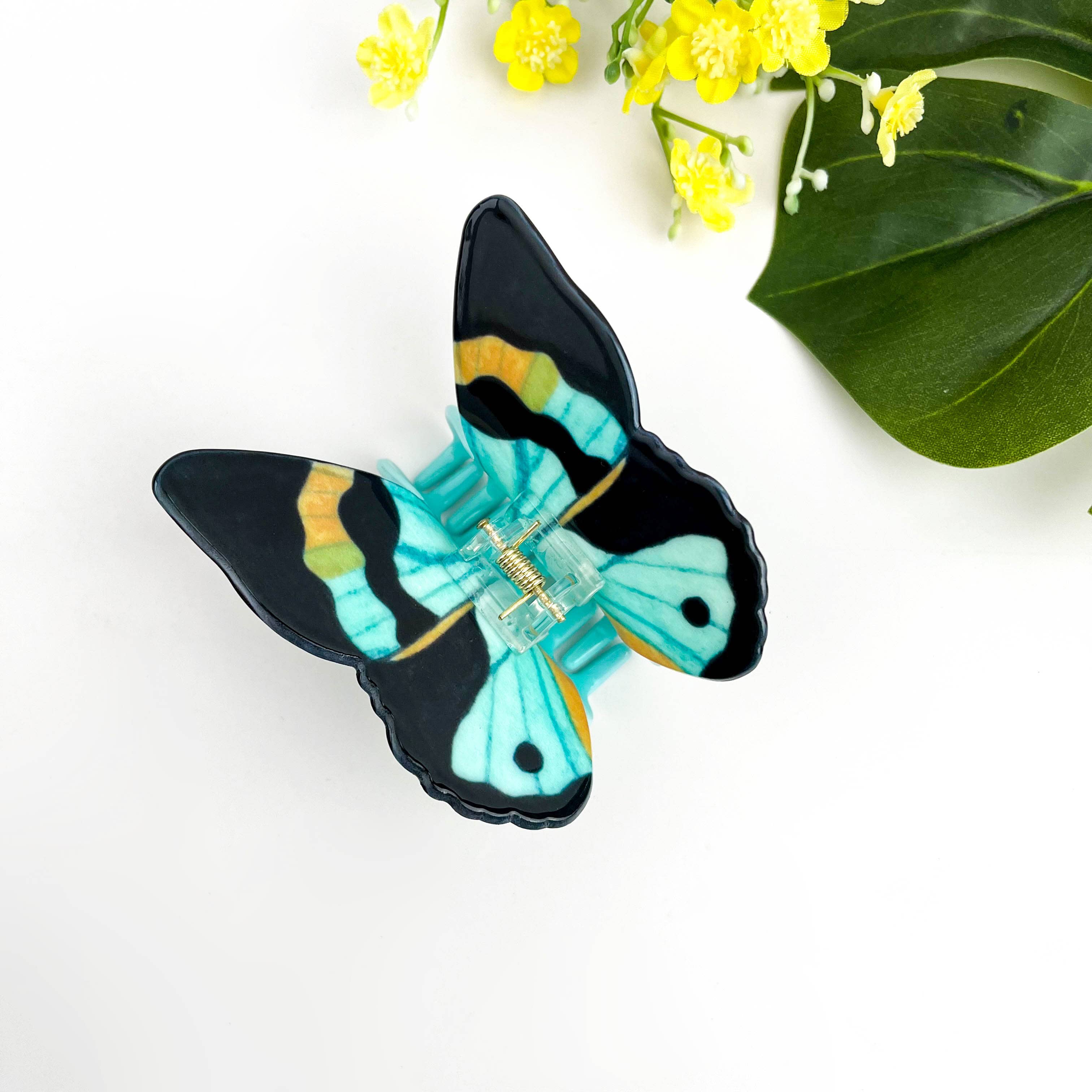 Elegant Colorful Butterfly Hair Claw Clip