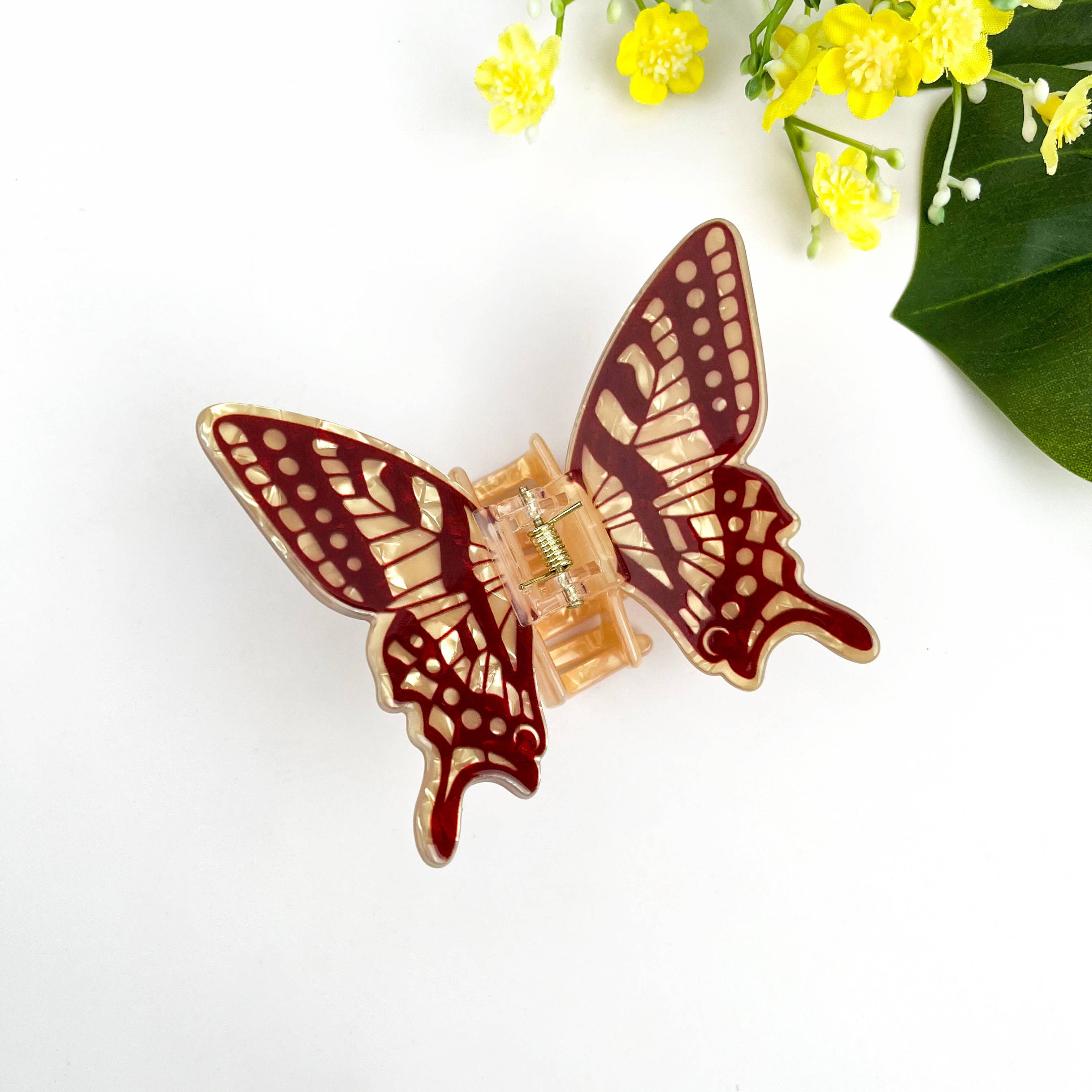 Elegant Colorful Butterfly Hair Claw Clip