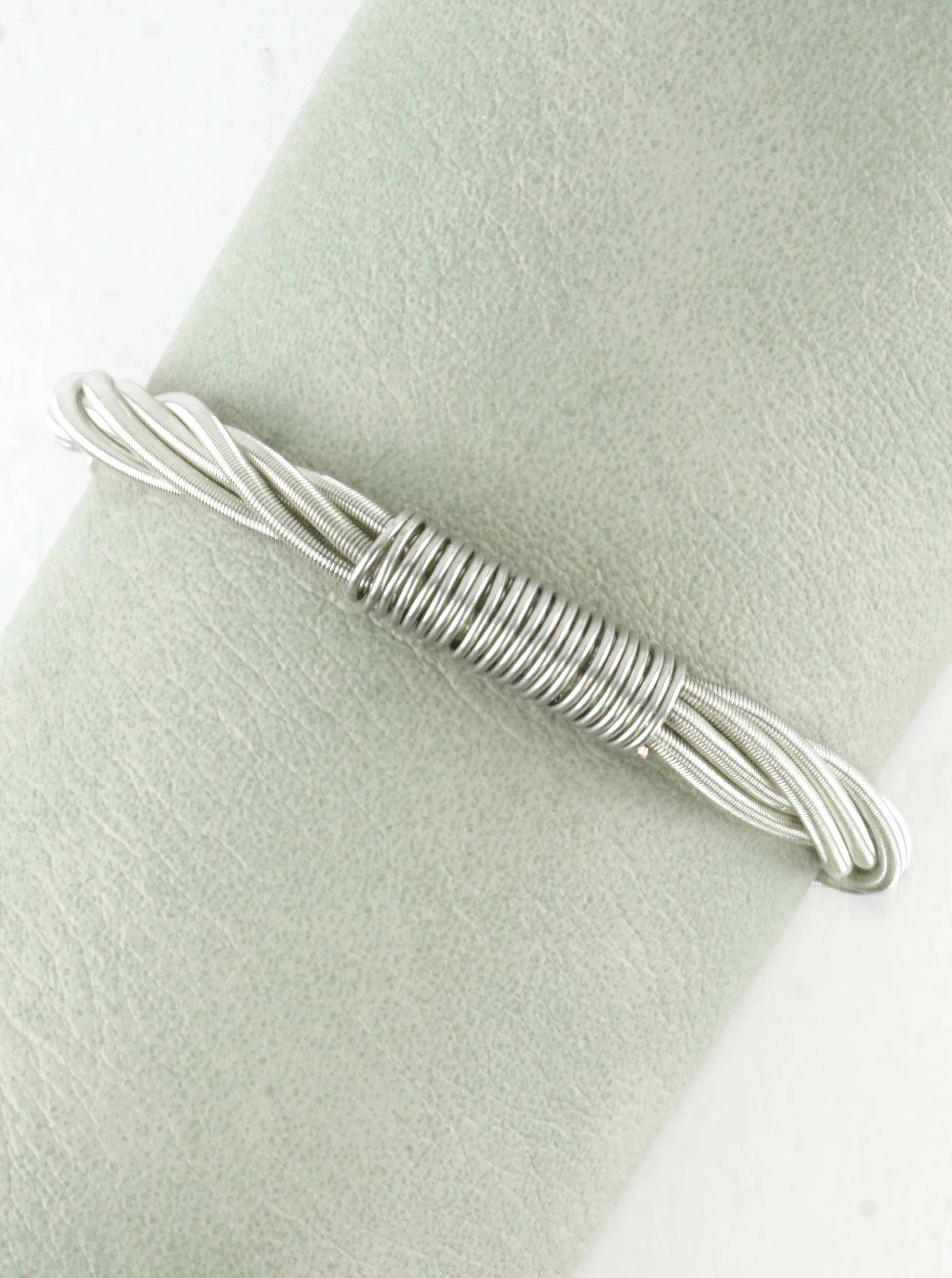 Wired Stretch Piano Wire Bracelet