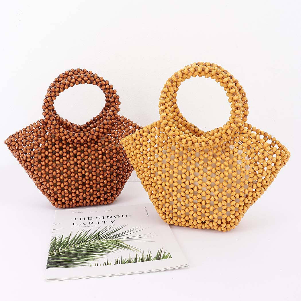 Handmade Wood Tote Bag