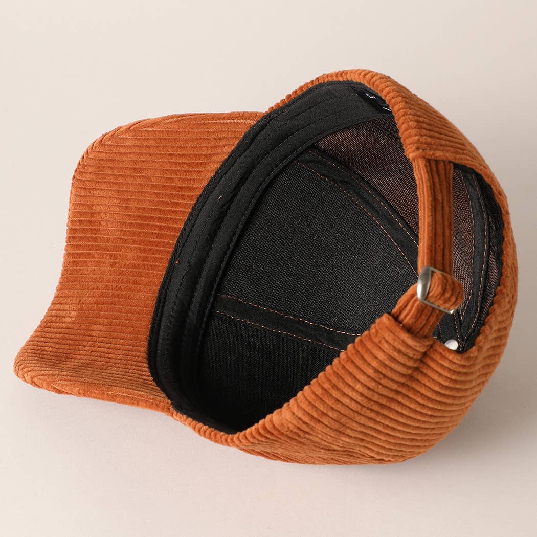 Howdy Darlin' Embroidery Patch Corduroy Cap