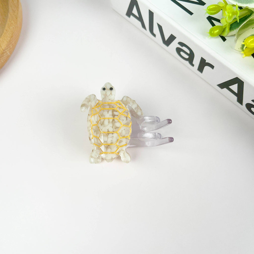 Pink Turtle Claw Clip,Animal Hair Clip