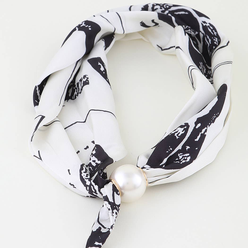 Multi Serenity Scarf Wrap Necklace