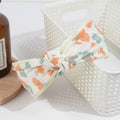 Floral Cross Knotted Headband