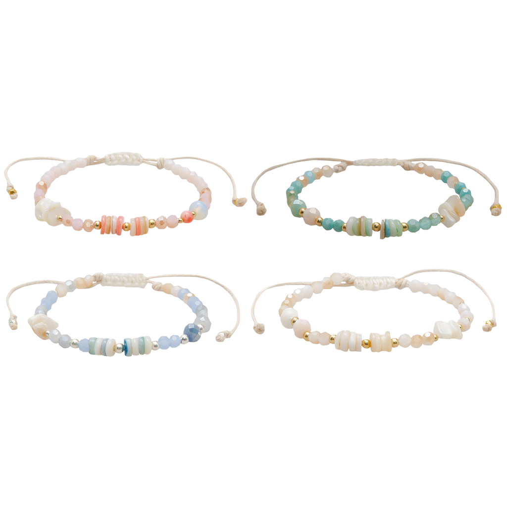 Crystal Tide Bracelets (10 Pack Assortment)