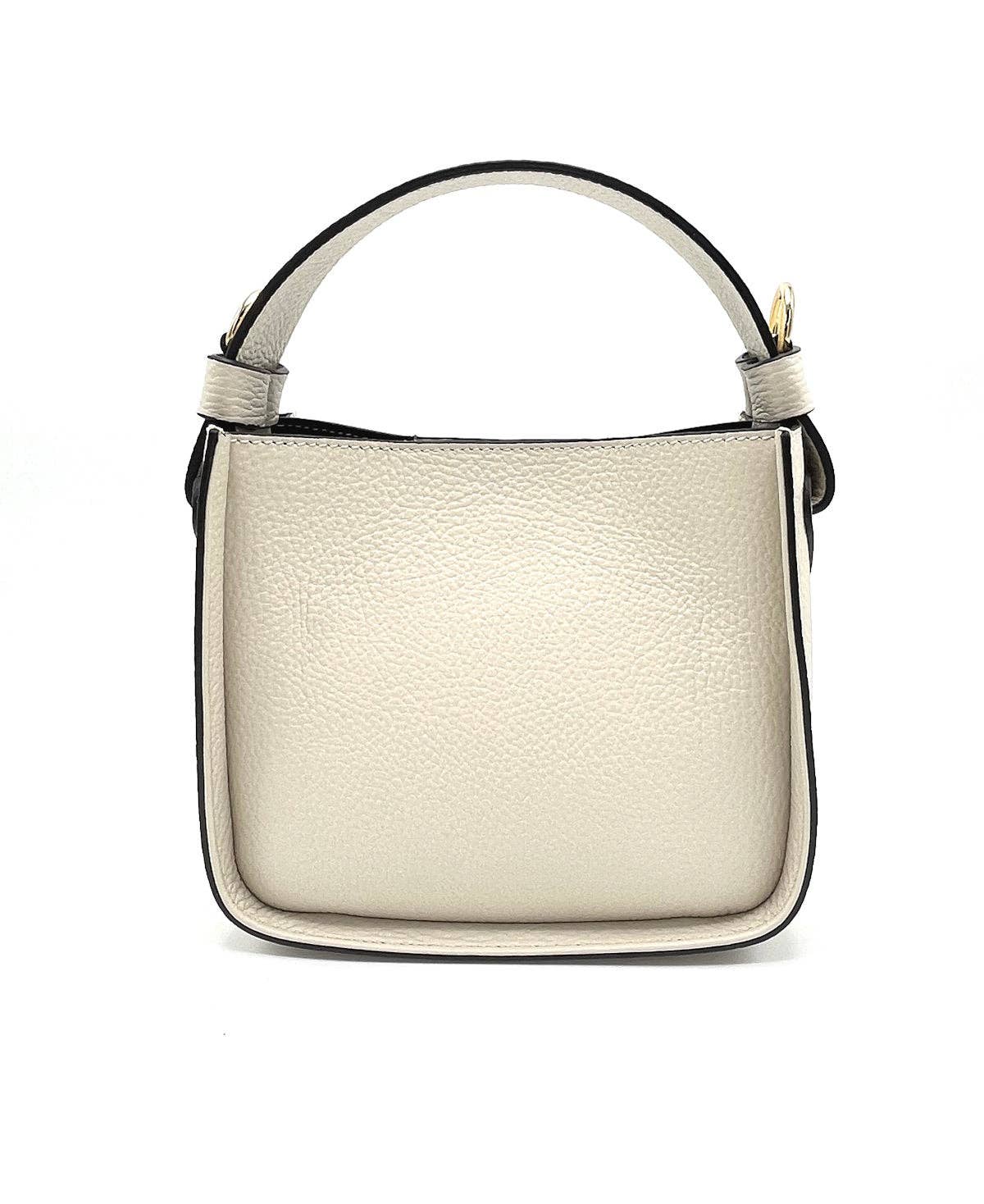 Genuine leather handbag, Made in Italy, art. 112303
