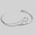 Thin Wave Cuff Bracelet