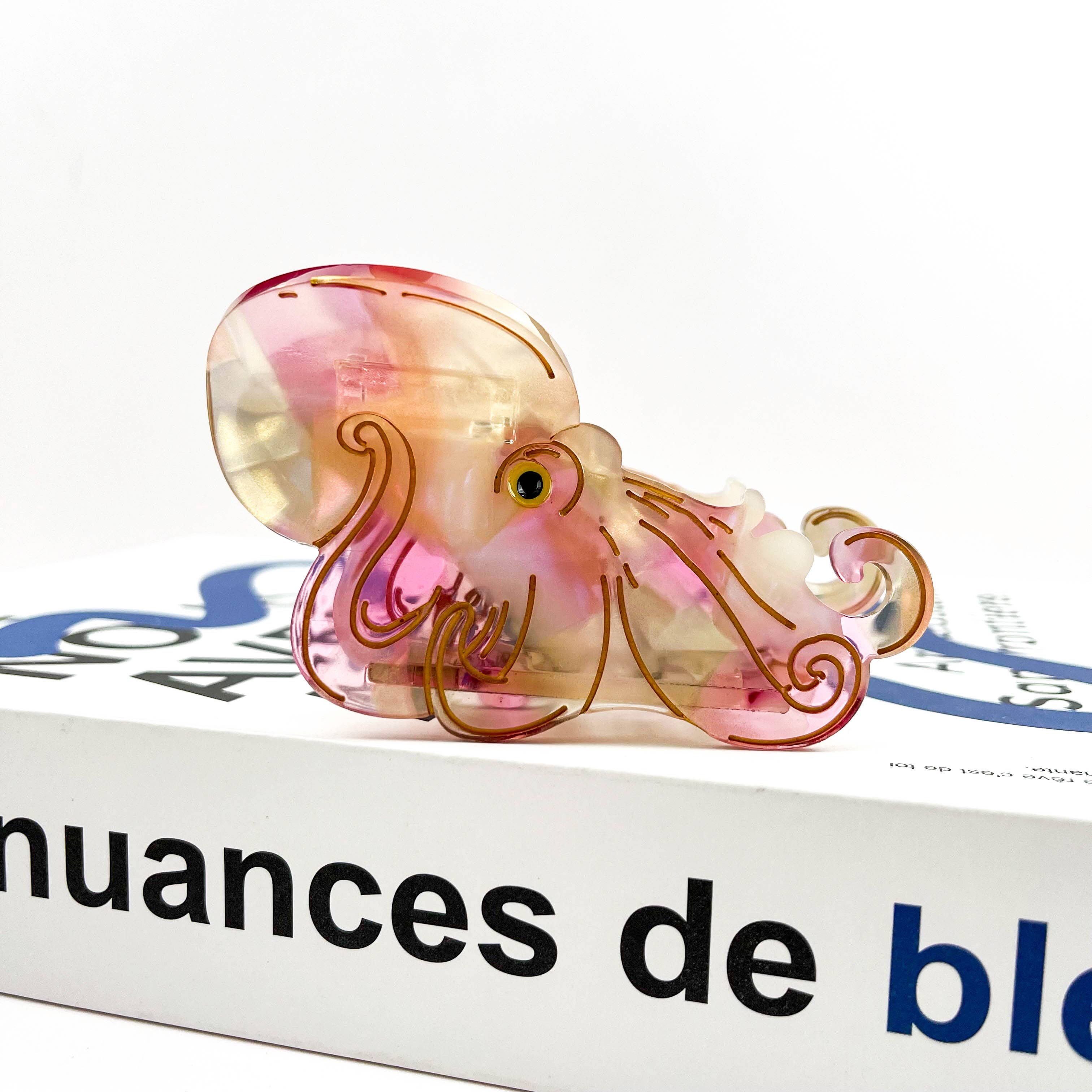 Color-Changing Octopus Claw Clip, Marine Animal Hair Clip