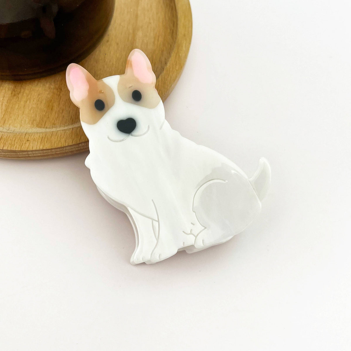 Cute Puppy Hair Claw Clip, Animal Dog Hair Clip