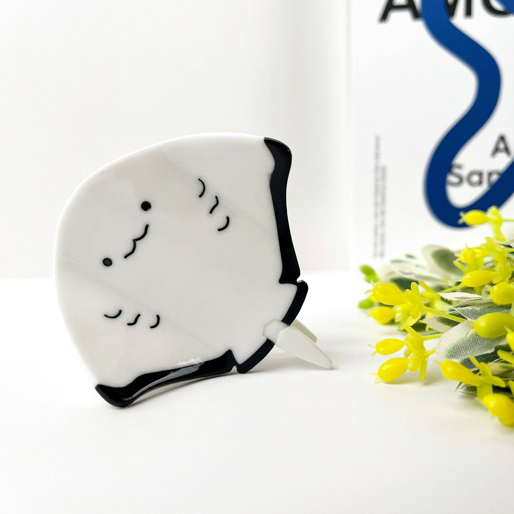 Manta Ray Hair Clip, Acetate Claw Clip