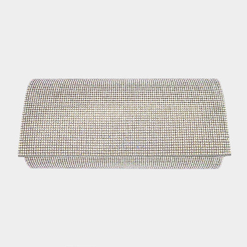Bling Solid Evening Clutch Crossbody Bag