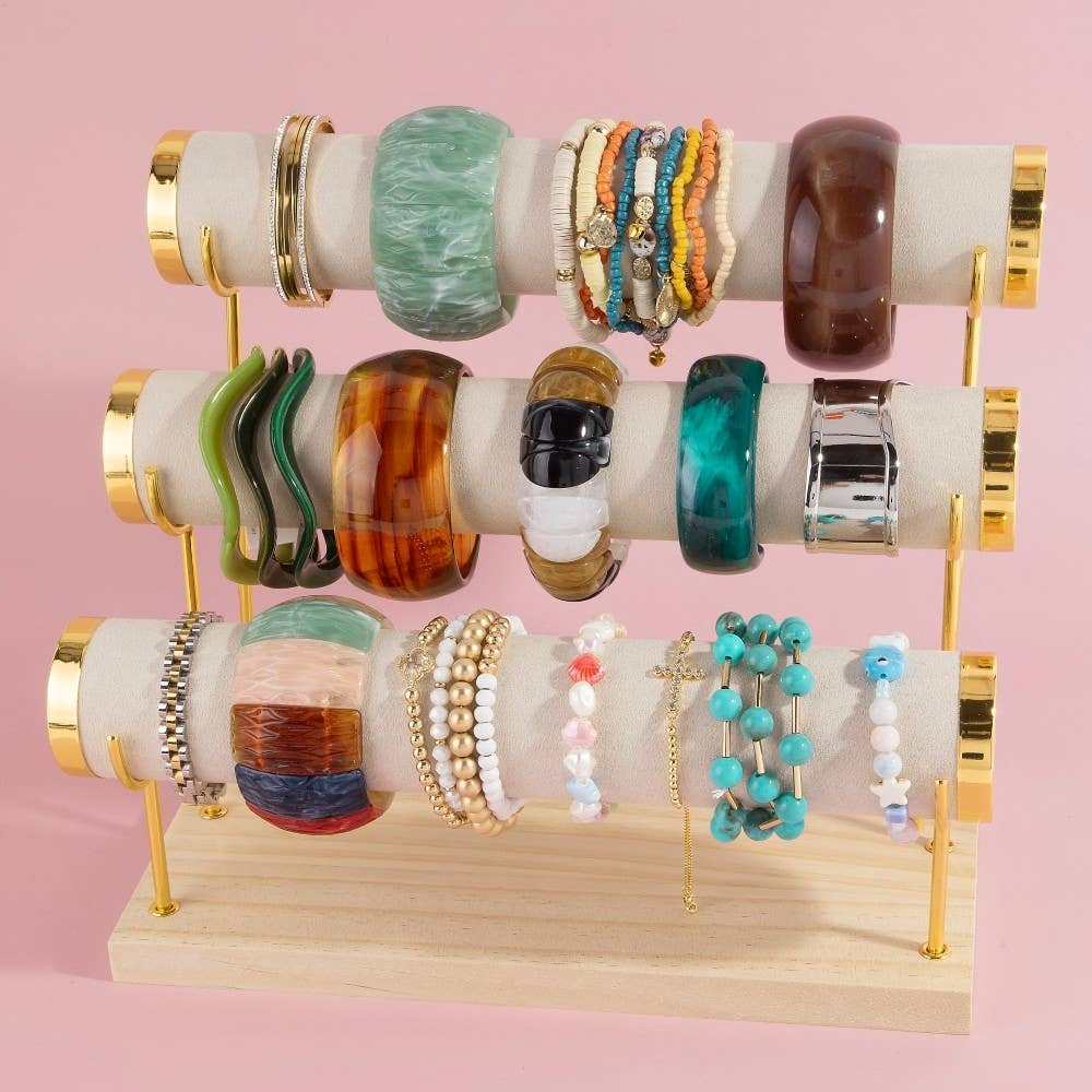 Three Tier Bracelet & Jewelry Display Stand
