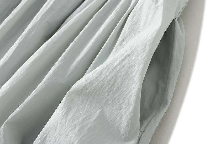 High Waist Paperbag Lantern Skirt – Women's Midi Skirt