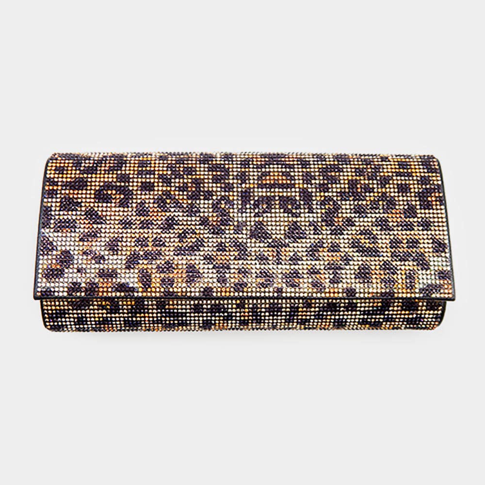 Bling Solid Evening Clutch Crossbody Bag