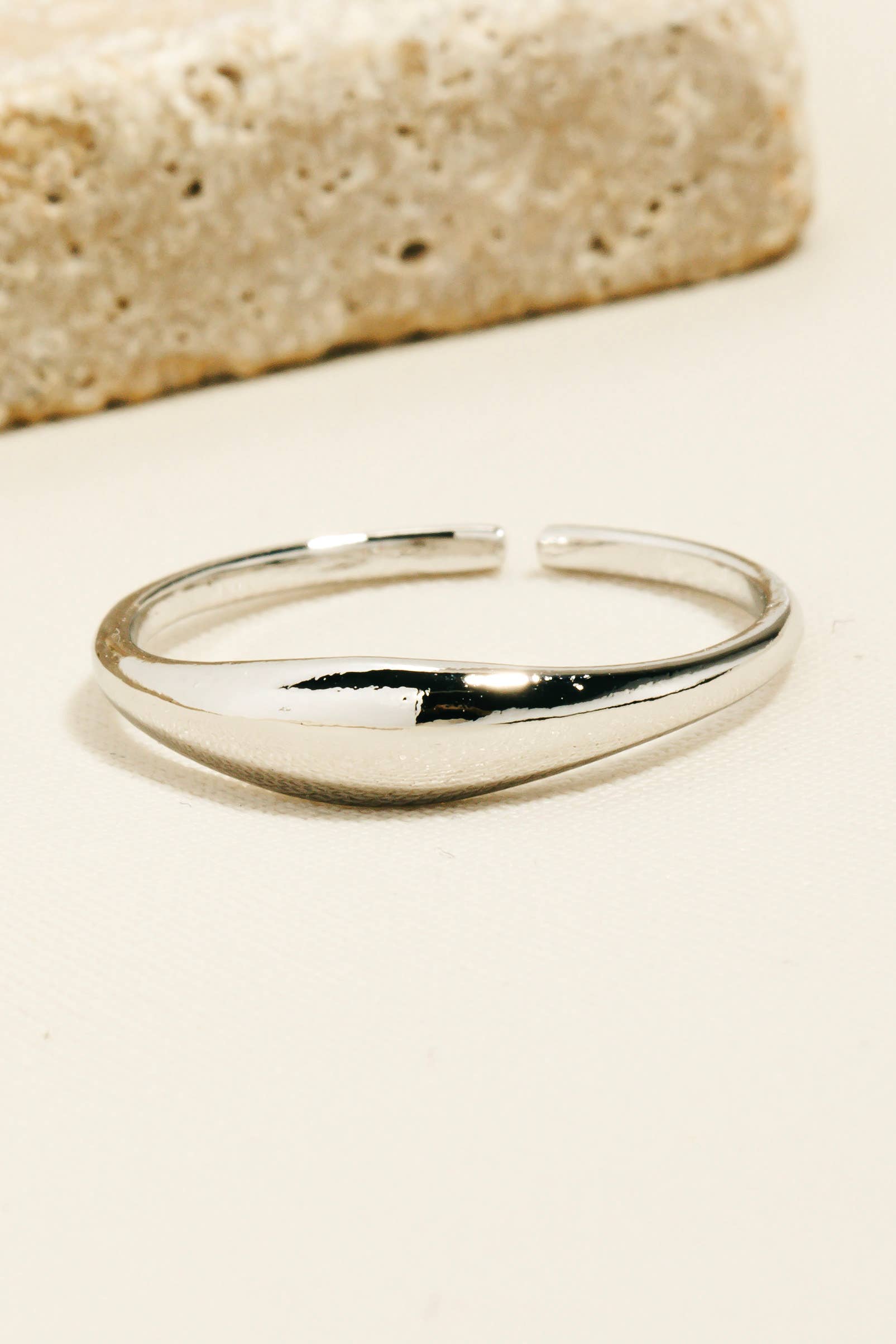 Gold Dipped Gold Dipped Thin Signet Open Band Ring