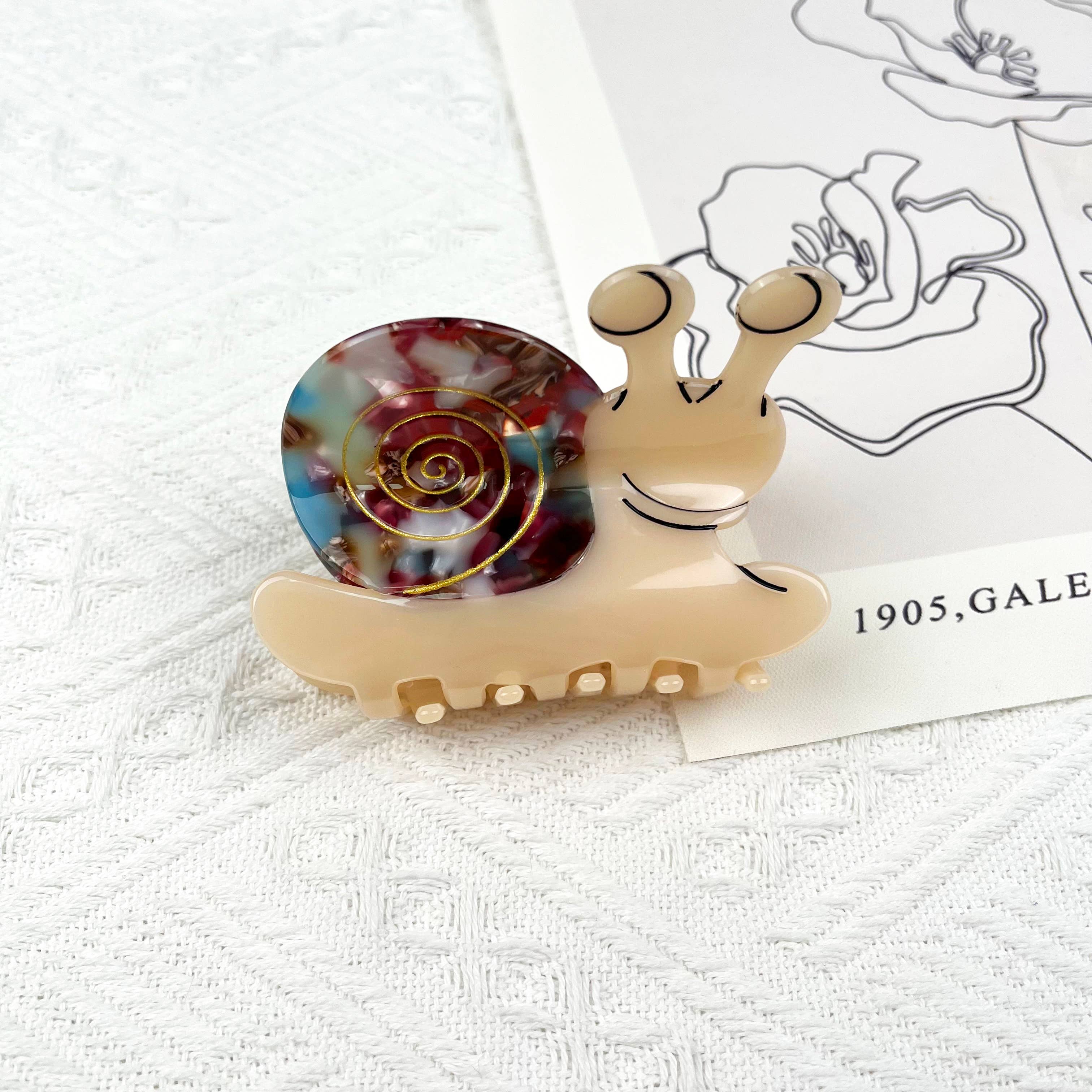 Cute Snail Hair Clip Animal Claw Clip