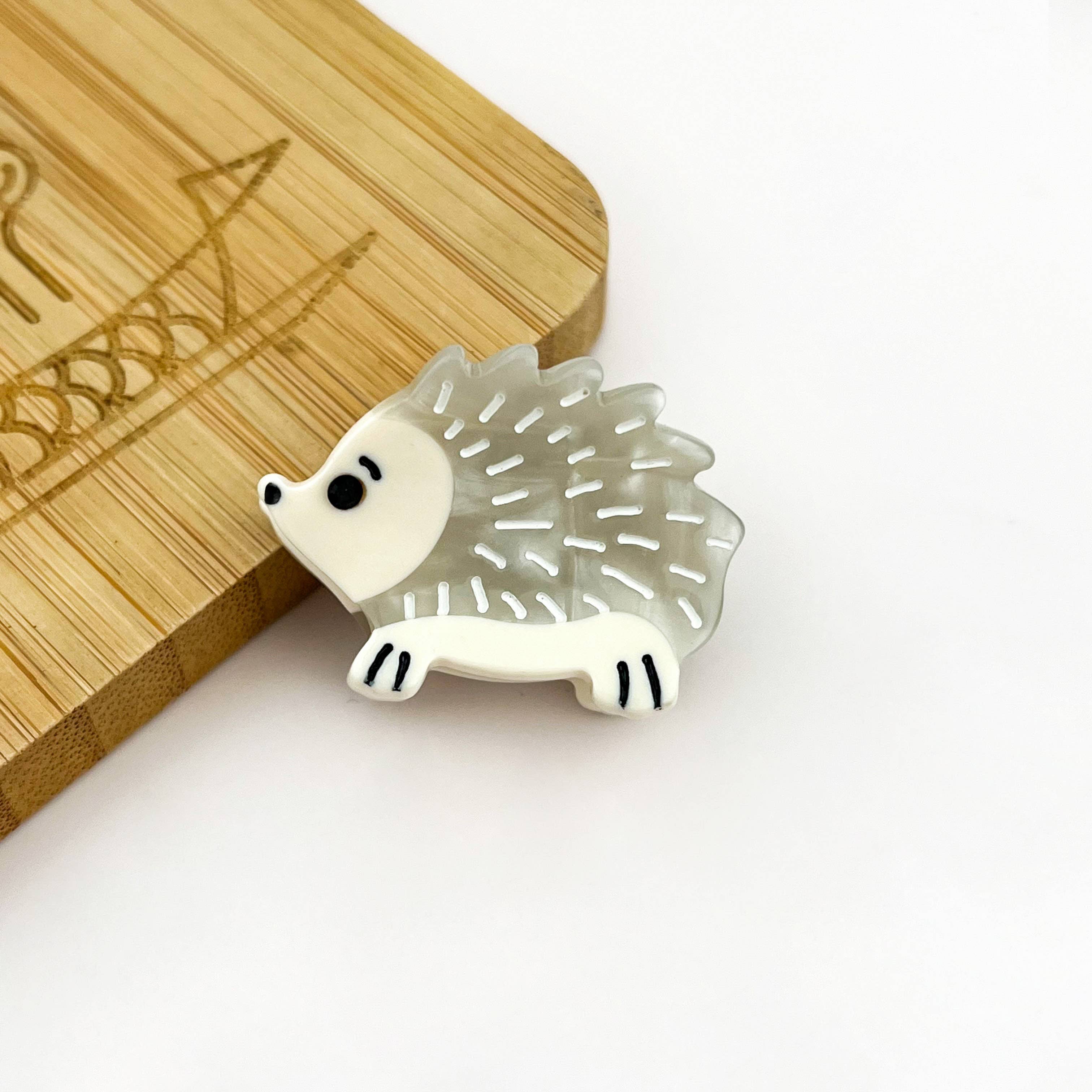 Mini Hedgehog Hair Claw Clip, Animal Hair Clip