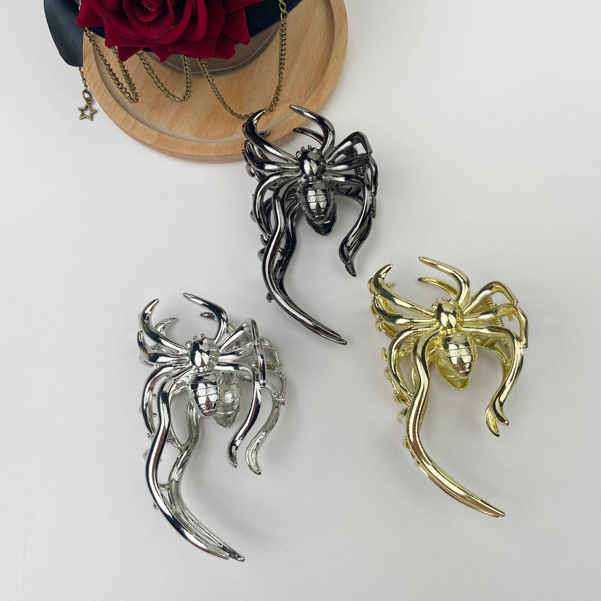 Spider Hair Clip Halloween