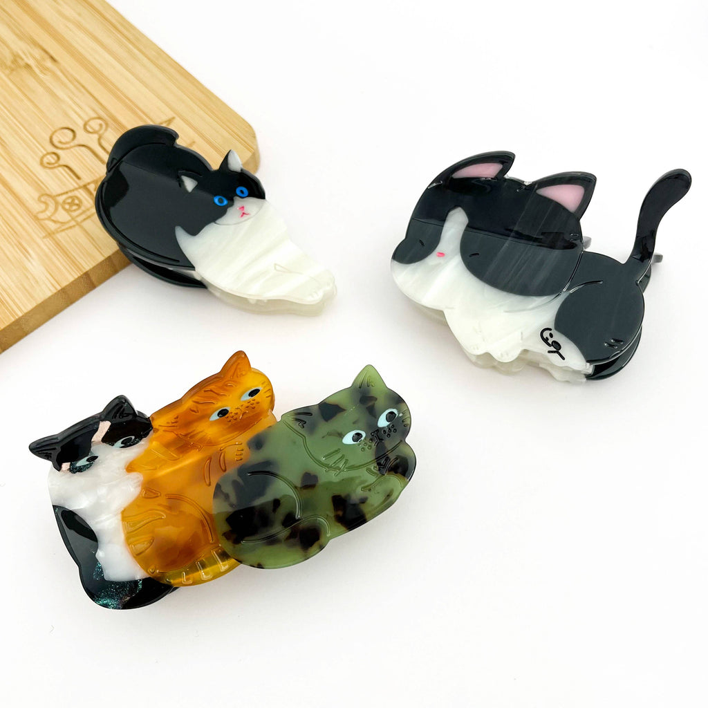 Adorable New Kitten Claw Clip, Pet Cat Hair Clip