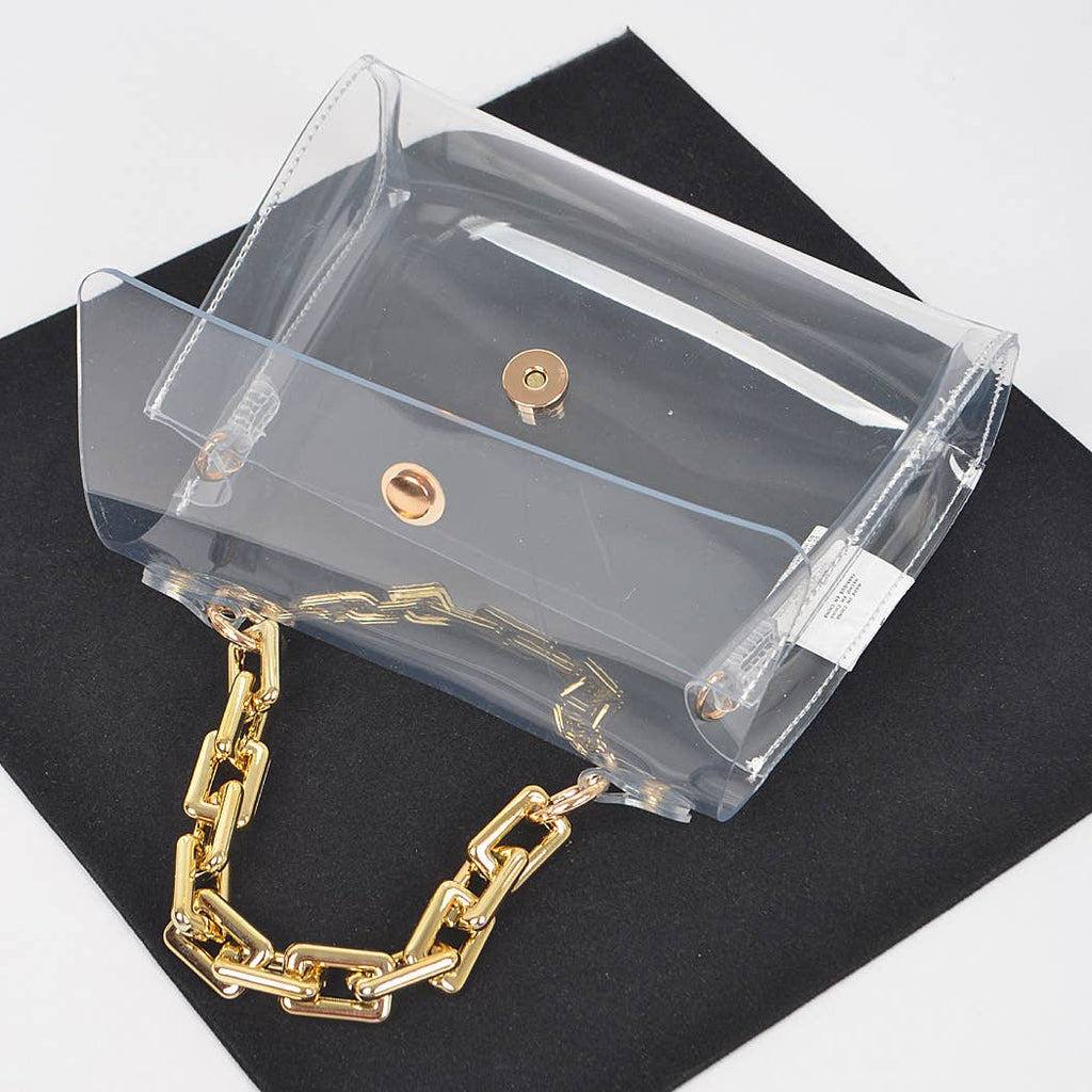 Transparent Big Chain Bag