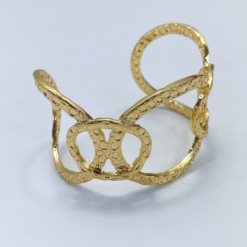 B0184 IB2202 Metal Cuff Bracelet