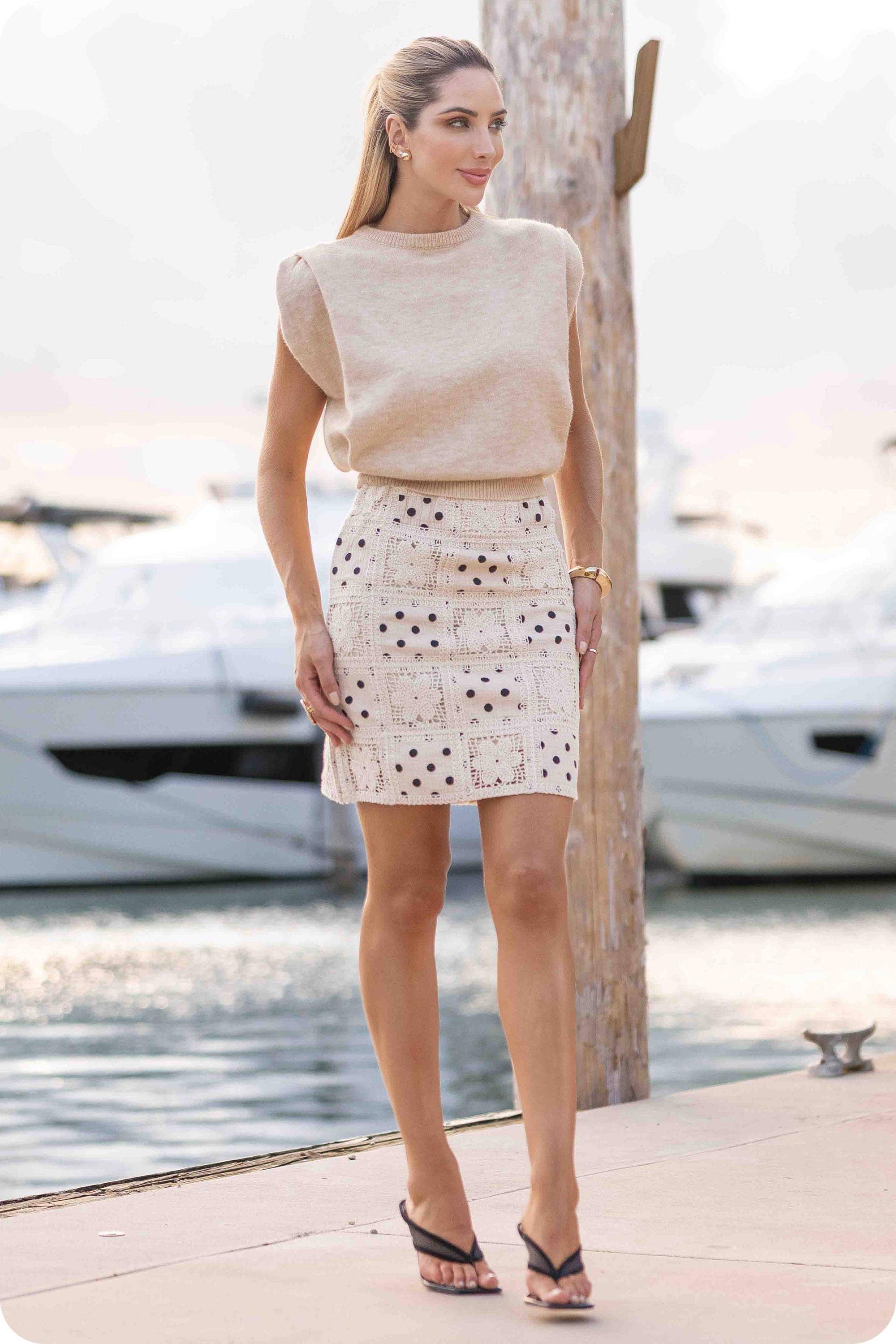Knit Muscle Sweater Vest Top