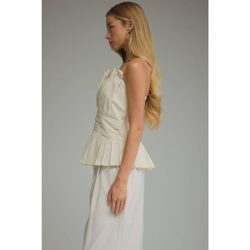 NEW Solid strapless top